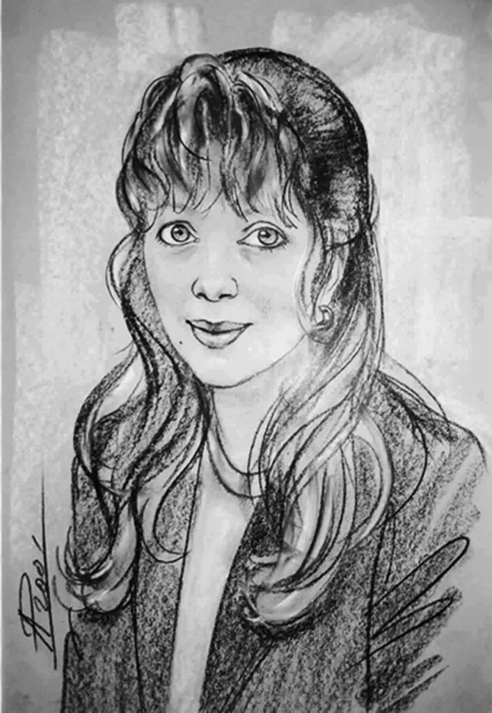 andrea groeger portrait gezeichnet